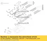 67361200MG, Piaggio Group, mittelkonsole     , New