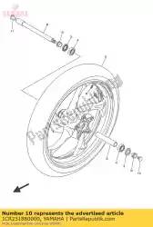 Aqui você pode pedir o boné em Yamaha , com o número da peça 1CR251880000: