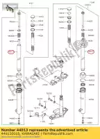 440130018, Kawasaki, tube-fourche intérieure klx110-a3 kawasaki  klx 110 2005 2006 2007 2008 2009 2010 2011 2012 2013 2014 2015 2016 2017 2018 2019 2020 2021, Nouveau