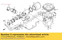 Here you can order the stay,air/c case from Honda, with part number 17212HN2010: