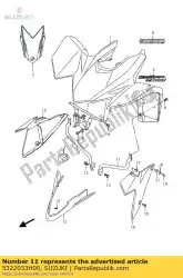 Here you can order the bracket comp,fr from Suzuki, with part number 5322033H00: