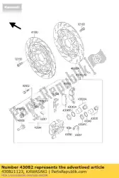 Tutaj możesz zamówić klocki hamulcowe od Kawasaki , z numerem części 430821123: