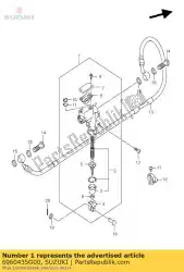 Ici, vous pouvez commander le cylindre assy, ?? R auprès de Suzuki , avec le numéro de pièce 6960435G00: