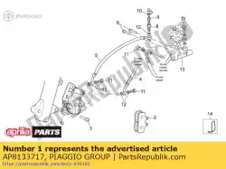 Tutaj możesz zamówić zacisk hamulca przedniego od Piaggio Group , z numerem części AP8133717: