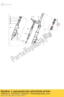 5982615, Aprilia, orso dello sterzo. compl., Nuovo