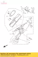 4MJE44450000, Yamaha, przelotka yamaha aerox c cs ns yh yn yq 50 2005 2006 2007 2008 2009 2010 2011 2012 2013 2014 2015 2016, Nowy