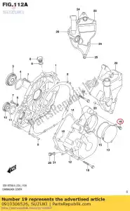 suzuki 0910306526 perno, conector - Lado inferior