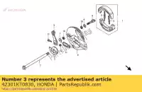 42301KT0830, Honda, Axle, rr. wheel honda xlr 125 1998 1999, New