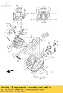 suzuki 1117326F00 cap, cyl tête co - La partie au fond