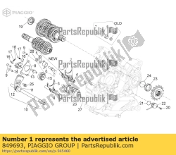 Aprilia 849693, B?ben selektora, OEM: Aprilia 849693