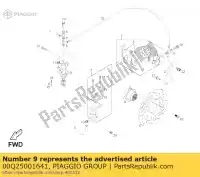 00Q25001641, Piaggio Group, Bomba freno trasera derbi dxr cc 200 250, Nieuw