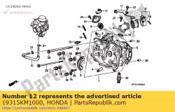 Here you can order the cover, thermostat from Honda, with part number 19315KM1000: