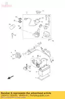 1SDH21150000, Yamaha, fil, plus plomb yamaha yp 125 250 400 2013 2014 2015 2016, Nouveau