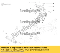 AP8123641, Aprilia, anello parapolvere, Nuovo