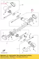 BS28333000, Yamaha, tylne ?wiat?o ostrzegawcze yamaha mt09ah mtn850ah mt09 mt09aj mtn850aj mt09sp mtn850dj mt09ak mtn850ak mtn850d mt09aaspl mtn850dl mt09al mtn850al 850 900 , Nowy