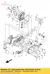 afstandhouder van Yamaha, met onderdeel nummer 1SCE76490000, bestel je hier online: