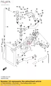 Suzuki 1798240H00 tubo flessibile, serbatoio rsvr - Il fondo