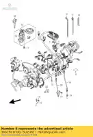 3661901H00, Suzuki, gids, bedrading ha suzuki gsx r 600 750 2006 2007, Nieuw