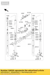 Here you can order the spring-front fork from Kawasaki, with part number 440260027: