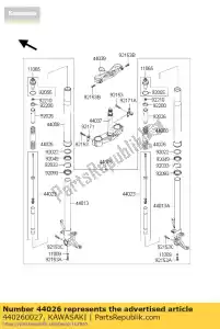 Kawasaki 440260027 spring-front fork - Bottom side