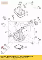 Aqui você pode pedir o flange de exaustão em KTM , com o número da peça 78136139000: