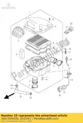 Aqui você pode pedir o sensor de oxigênio em Suzuki , com o número da peça 1821306G00: