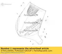 5764135090, Piaggio Group, Proteger piaggio lbmc25c lbmc25e0, lbmc25e1 lbmca2100 lbmca220 lbmcd2100 lbmcd2200 zip 50 100 125 2000 2002 2006 2009 2016 2017 2018 2019 2020 2021 2022, Nuevo