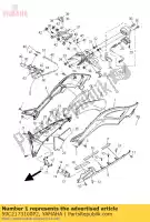 59C2173100P2, Yamaha, pokrywa boczna 3 yamaha xp 500 2013 2015 2016, Nowy