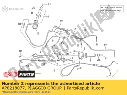 Aprilia AP8218077, U-bolzen des kupplungshebels, OEM: Aprilia AP8218077