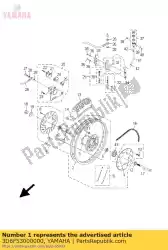 Qui puoi ordinare gruppo ruota posteriore da Yamaha , con numero parte 3D6F53000000: