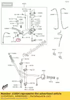 11054Y001, Kawasaki, 01 bracket kawasaki kfx50 kfx90 50 90 , New