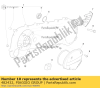 482432, Aprilia, guarnizione antipolvere, Nuovo