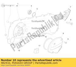 Aprilia 482432, Antidust gasket, OEM: Aprilia 482432