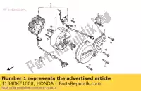 11340KE1000, Honda, couvercle, l. carter honda mtx  rw mtx200rw 200 , Nouveau