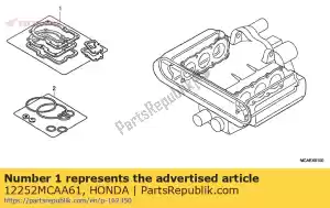 honda 12252MCAA61 junta, l. cabeça de cilindro - Lado inferior