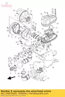 5EL149870000, Yamaha, tuyau yamaha bt xvs 1100 1999 2000 2001 2002 2003 2004 2005 2006, Nouveau