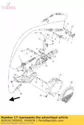 Aqui você pode pedir o conjunto da alavanca de mudança em Yamaha , com o número da peça 4GB181500000: