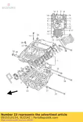 Here you can order the bolt,l:245 from Suzuki, with part number 0910310154: