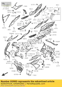 kawasaki 92093Y024 seal sc300aef - Bottom side