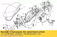 77115KGF890, Honda, joint en caoutchouc (###) honda nes  arobase nes150 150 , Nouveau