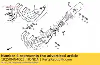 18250MN4003, Honda, nessuna descrizione disponibile al momento honda cbr 600 1987 1988, Nuovo