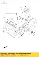 20S147990000, Yamaha, pet yamaha ajs xj  600 2009 2010 2011 2014 2015 2016, Nieuw