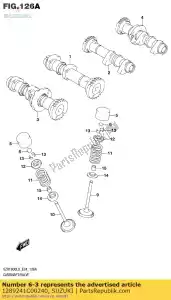 Suzuki 1289241C00240 vulring, stoter 2,4 - Onderkant