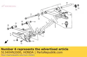 honda 51340HN2000 nenhuma descrição disponível no momento - Lado inferior