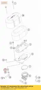 ktm 76206050000 alu flange - Bottom side