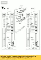 440390052458, Kawasaki, support-fourche supérieur, p.silv zg140 kawasaki gtr tr 1400 2008 2009 2010 2011 2012 2013 2014, Nouveau