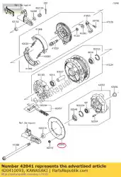 Here you can order the sprocket-hub,37t ej800abf from Kawasaki, with part number 420410093: