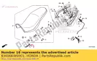 83606KWS901, Honda, Banda, strumento honda cb  f xa fa cbr ra x r cb500f cb500fa cbr500r cbr500ra cb500xa cmx500a c110x 500 110 , Nuovo