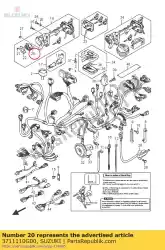 Qui puoi ordinare interruttore da Suzuki , con numero parte 3711110G00: