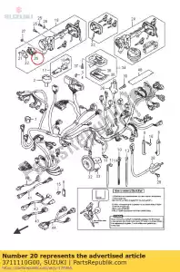 Suzuki 3711110G00 interruttore - Il fondo